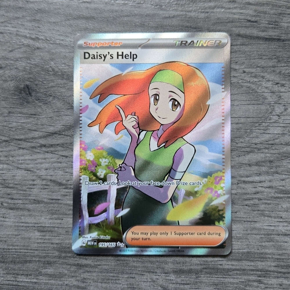 Daisy's Help #195 Pokemon Scarlet & Violet 151 Holo Card